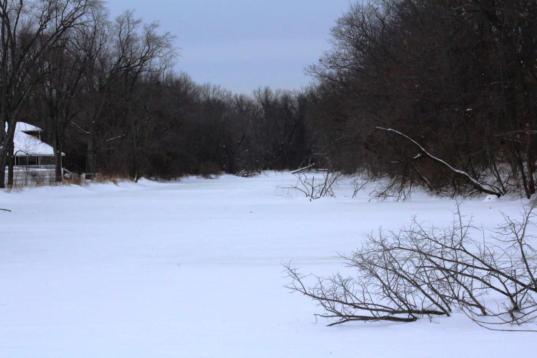 Frozen river